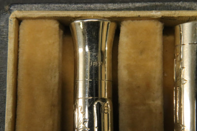 18K Sheaffer's Fountain Pen Mechanical Pencil Set