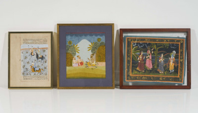 Image for Lot Near Eastern - Hand Painted Works (3)