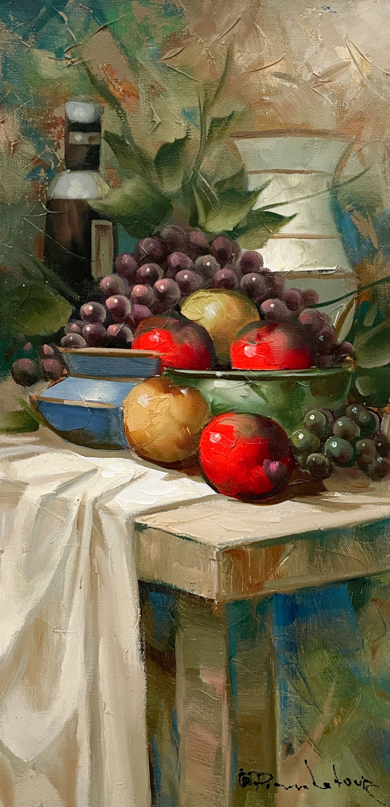 Pierre Latour - Still Life with Apples and Grapes (2)