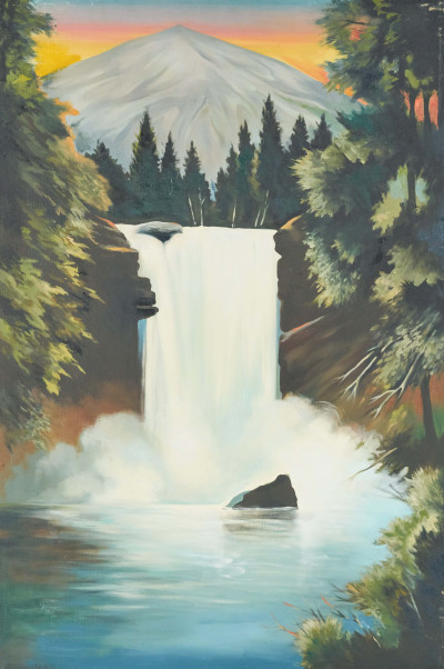 Lowell Nesbitt - Waterfall IV