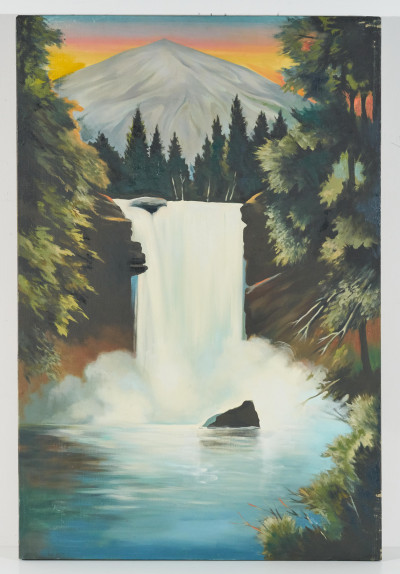 Lowell Nesbitt - Waterfall IV