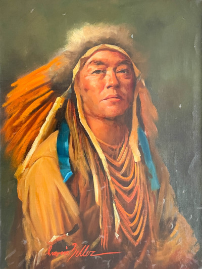 Image for Lot Irwin Zeller - Indian Chief