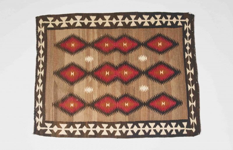 Small Tribal Flat-Woven Rug