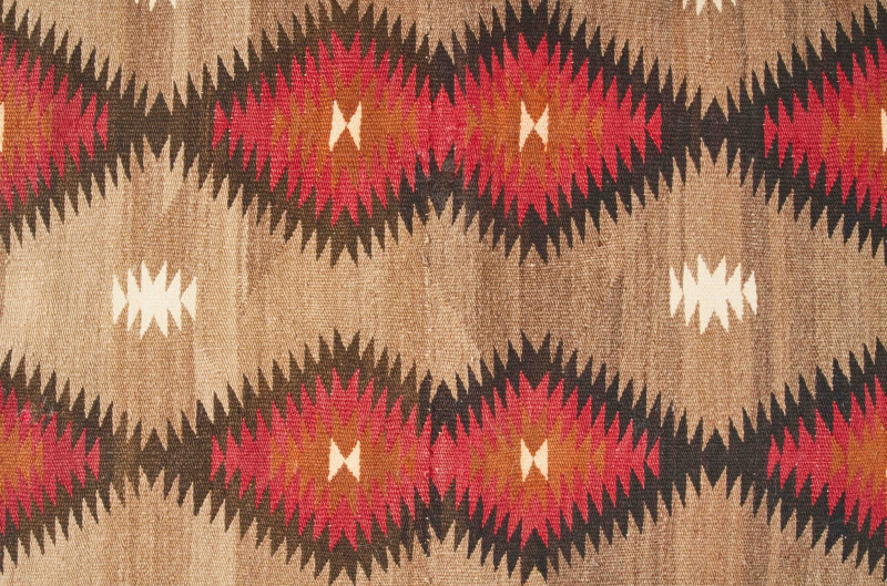 Small Tribal Flat-Woven Rug
