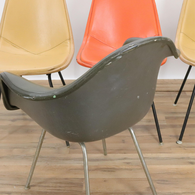 Eames Chairs: Three Side and One Tulip