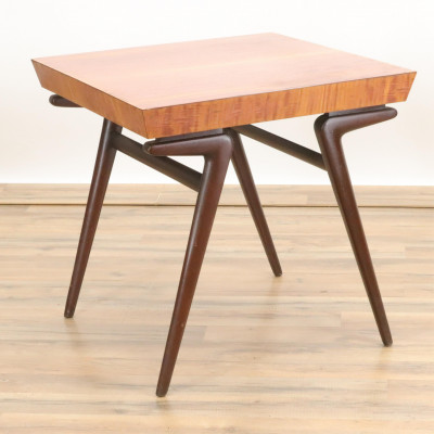 Image for Lot Modern Wood Side Table