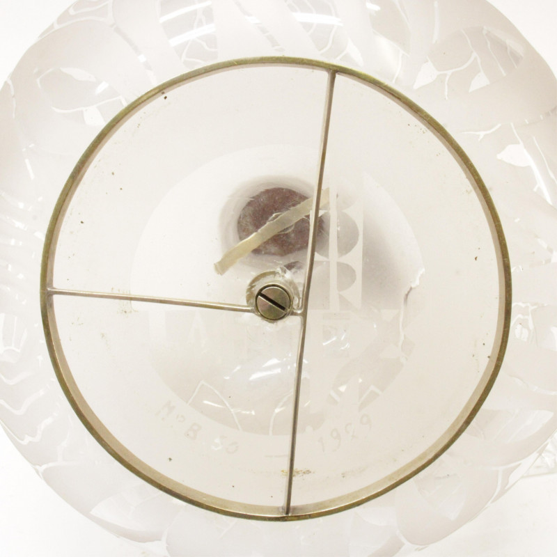 Boris Lacroix Etched Glass Lamp