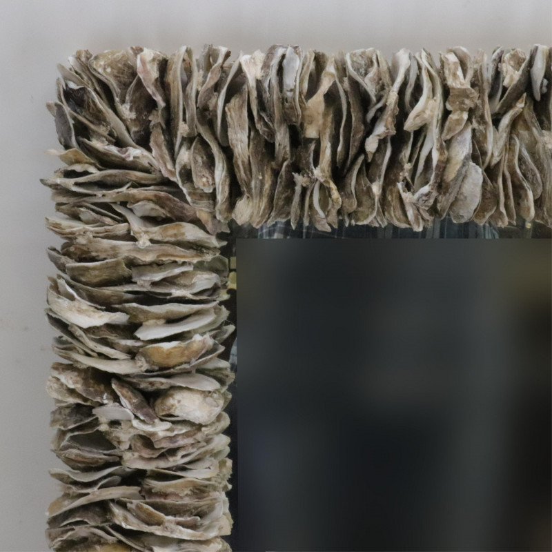 Laminated Oyster Shell Mirror