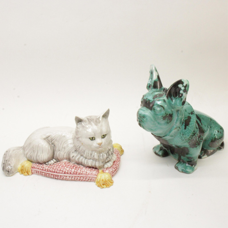 9 Animal Related Ceramic Wood Objects
