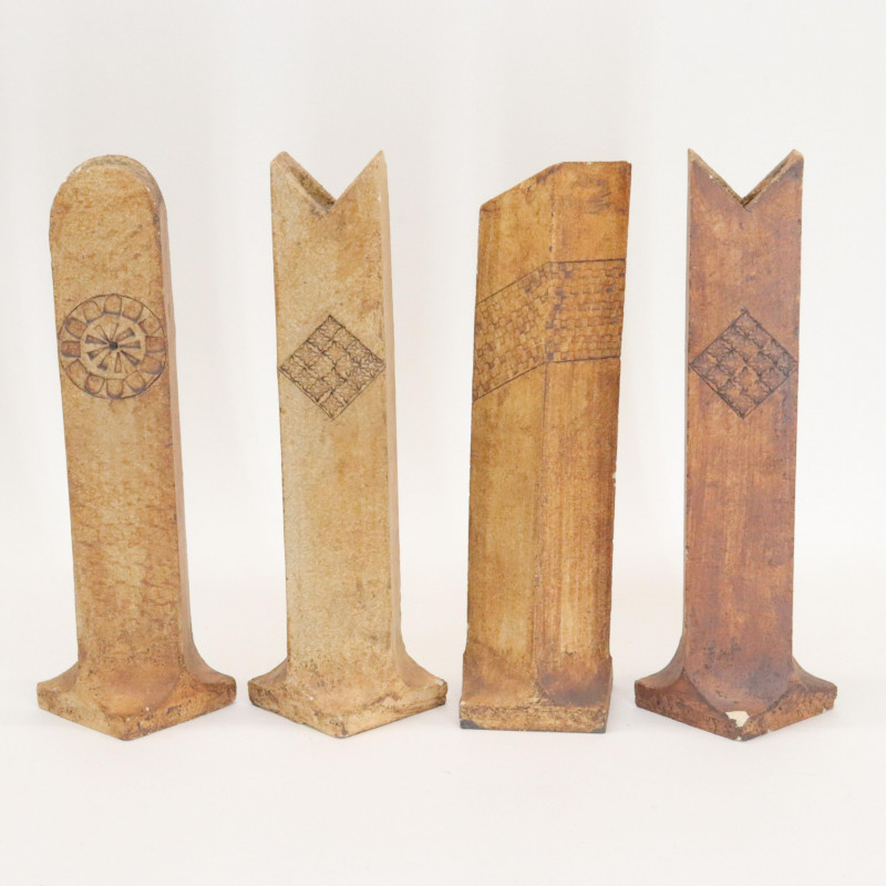 Four Roger Capron Ceramic Vases