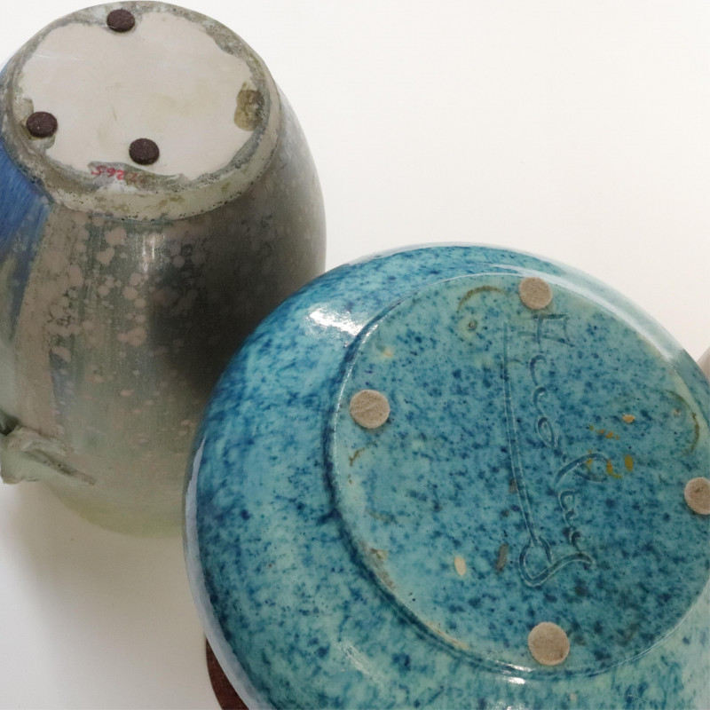Three Art Pottery Ceramic Vases