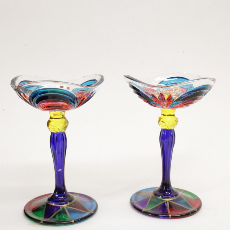 Group of Modern Glass Objects; Silvestri Murano