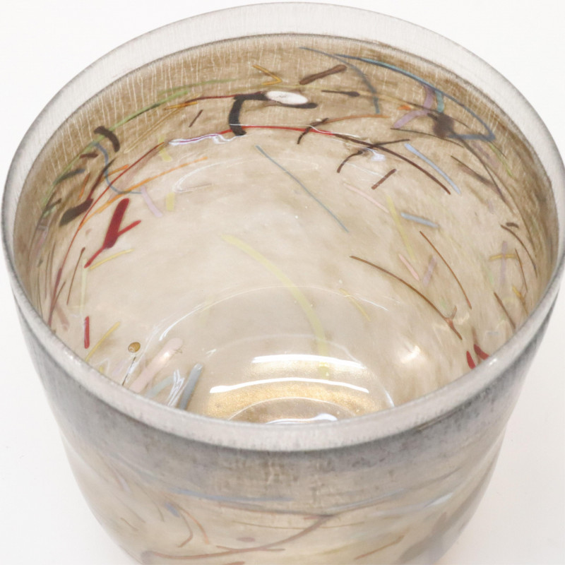 Three Studio Art Glass Bowls; Cut Glass Bowl
