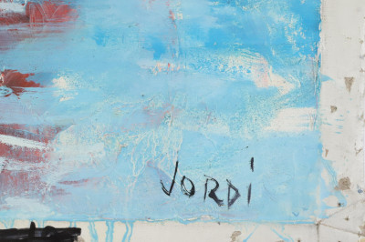 Abstract Lake Scene signed Jordi