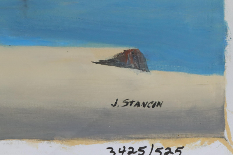 John J Stancin Surrealist Castle Pathway