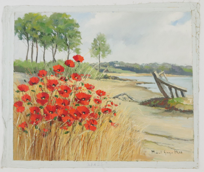Marcel Hue Poppies at the Beach