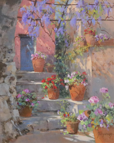 Maria Serafina Garden Steps