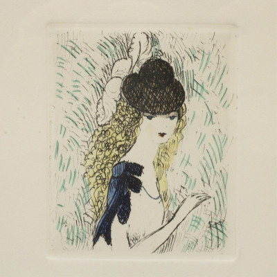 Marie Laurencin Petite Fille etching
