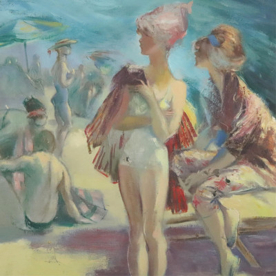 Montserrat Barta Women at Beach