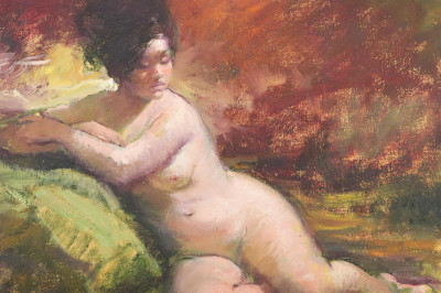 Rosendo Gonzalez Carbonell Reclining Nude