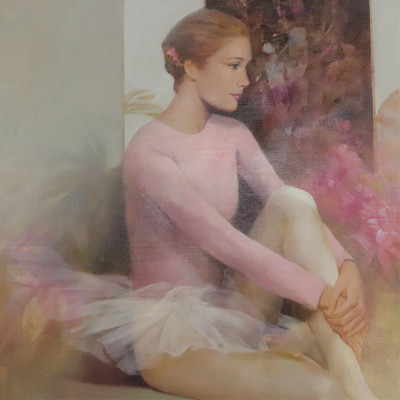 Image for Lot Spartaco Lombardo Seated Ballerina