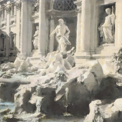 Stan Pitri Trevi Fountain