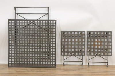 Neoclassical Style Metal Garden Furniture Set