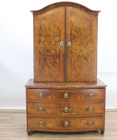Image for Lot German NeoClassic Inlaid Cabinet/Chest 1760