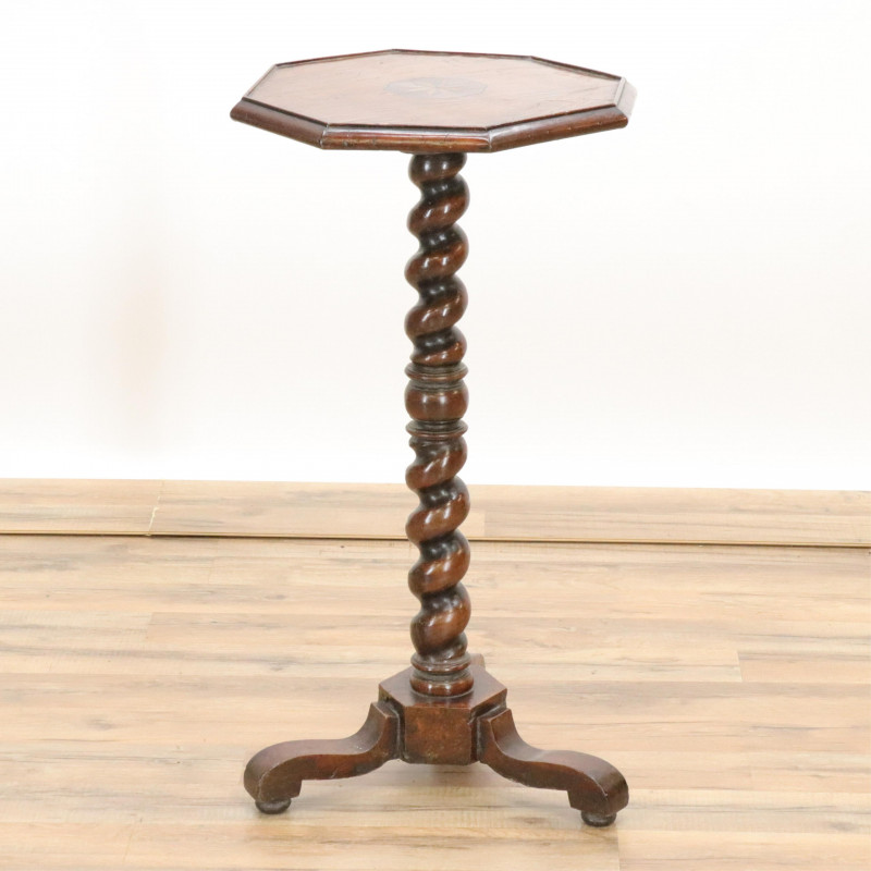 William Mary Inlaid Plant Stand