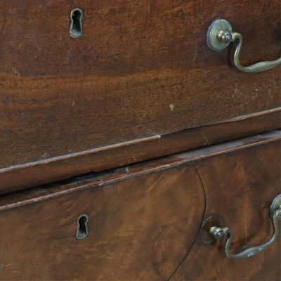 George III Mahogany Chest of Drawers L 18th C