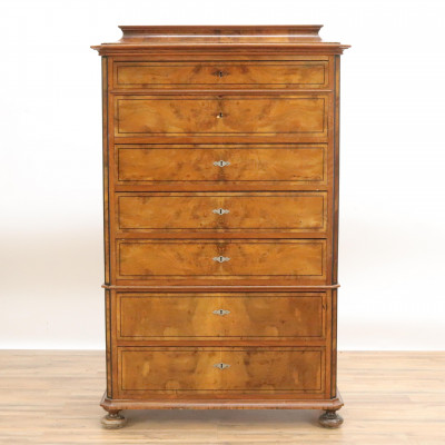 Image for Lot Biedermeier Style Chest Of Drawers