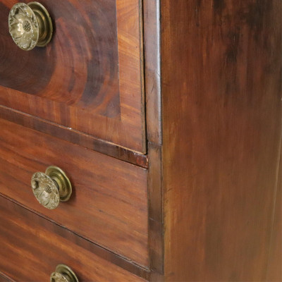 Late Federal Inlaid Mahogany Chest of Drawers