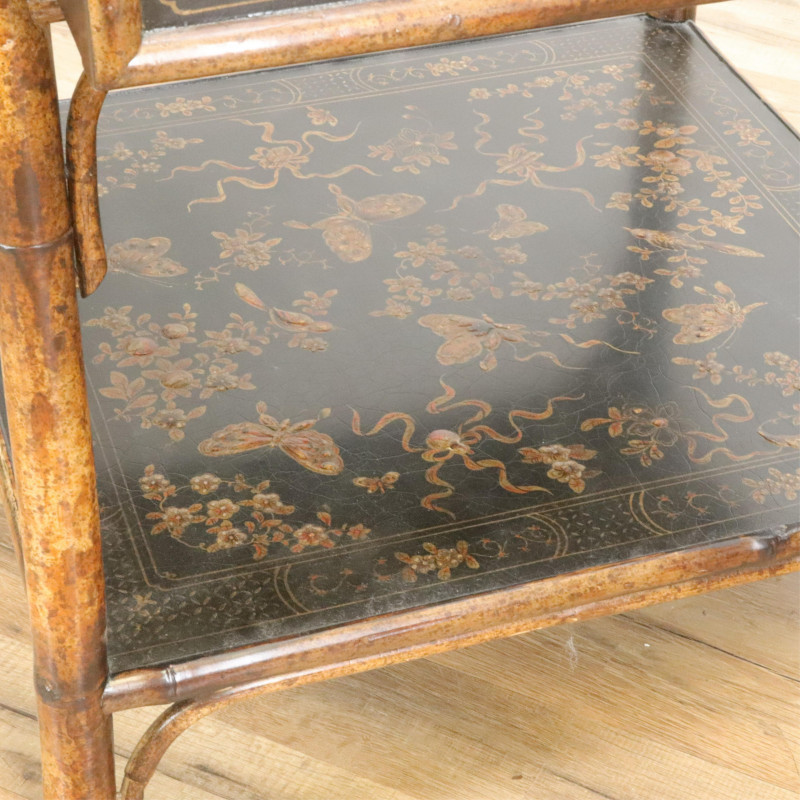 Pair of Theodore Alexander Chinoiserie End Tables