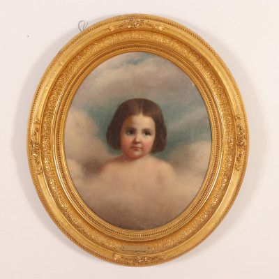 Eastman Johnson Portrait of Mary Eliza Hendley