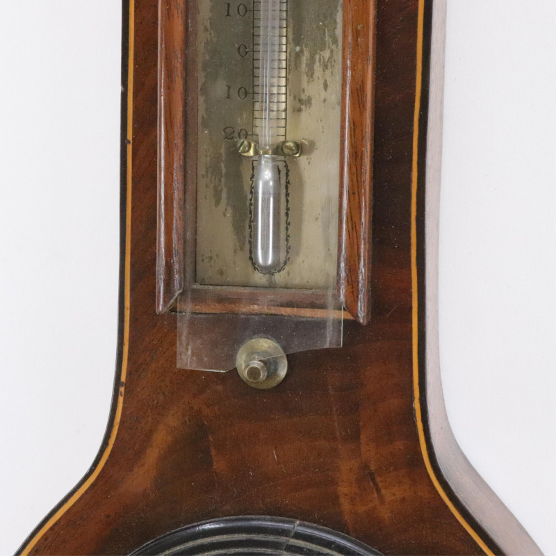 Regency Inlaid Mahogany Barometer Barton
