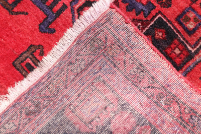 Semi Antique Wool Iranian Runner Rug