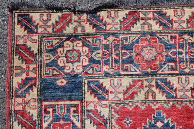 Caucasian Style Wool Area Rug 5'7 x 8'2