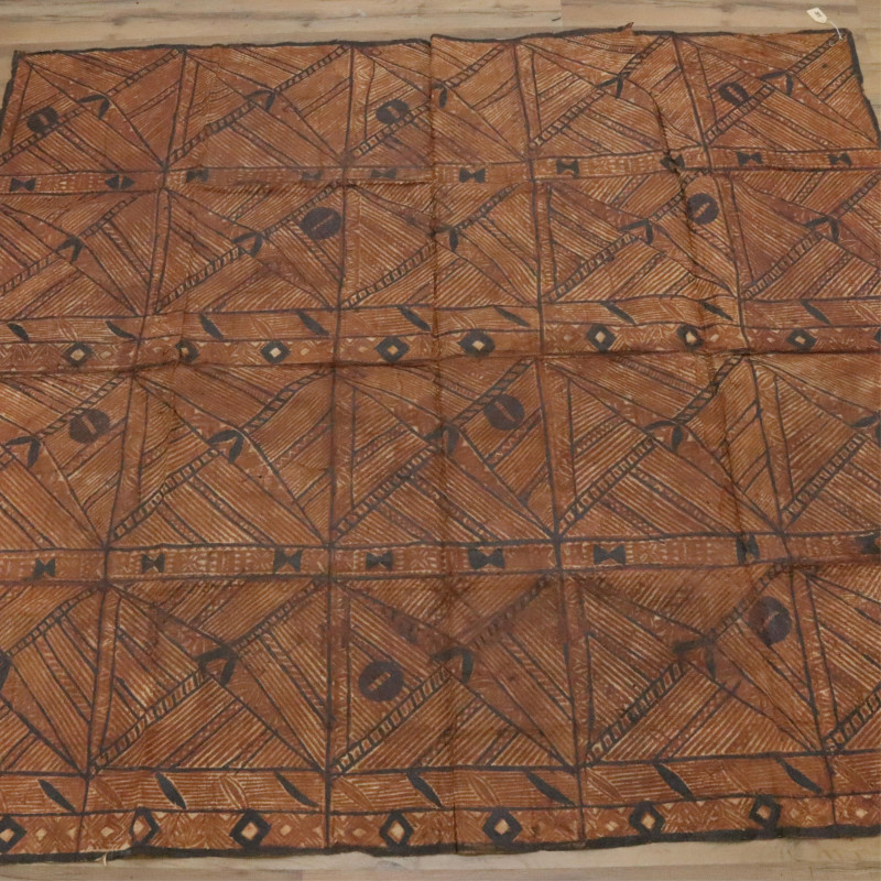 Antique Handblocked Textile; Handmade Paper