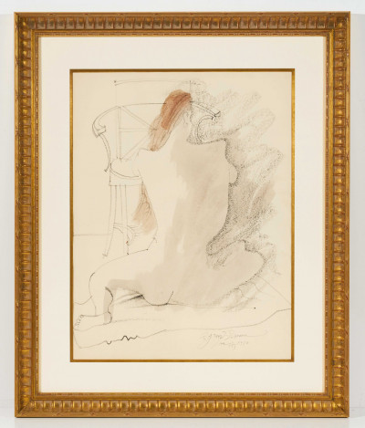 Byron Browne - Untitled Nude Study