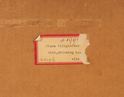 Clara Klinghoffer - Girl Drinking Tea