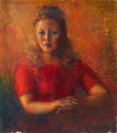 Image for Lot Clara Klinghoffer - Girl in Red