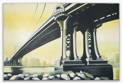 Lowell Nesbitt - Manhattan Bridge
