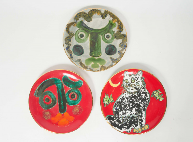 Suzanne Wallace Mears - 6 Ceramic Plates