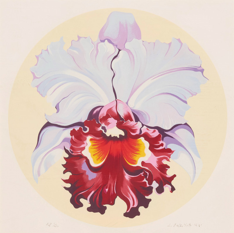 Lowell Nesbitt - Untitled (Round Iris)