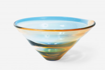 Image for Lot Kjell Engman (for Kosta Boda) - Glass Bowl