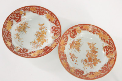 Two Japanese Porcelain Plates