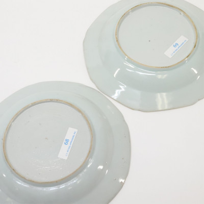 Three Pairs of Chinese Export Porcelain