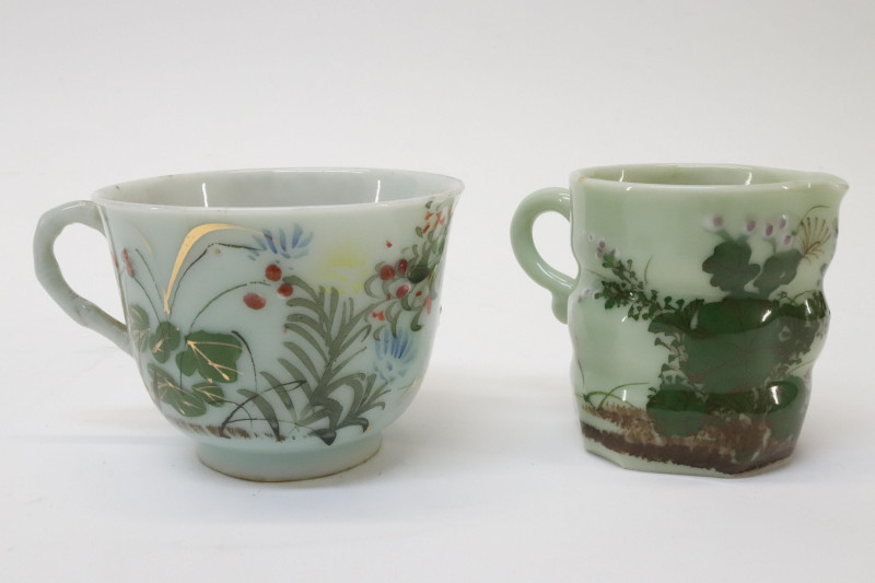 Collection of Japanese Celadon Tea Wares