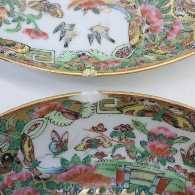 Collection of Chinese Rose Medallion Porcelains