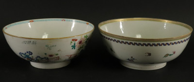 Two Chinese Export Porcelain Bowls 18/19th C